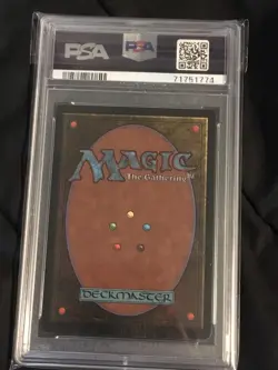 PSA 8 NM-MT - WORMS OF THE EARTH - THE DARK 1994 - MAGIC THE GATHERING MTG - Image 3