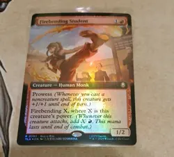Firebending Student 🔥 0393 FOIL Buy-A-Box Promo Avatar MTG MINT - Image 1