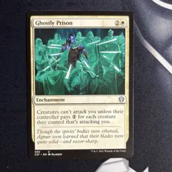 MTG Magic - Ghostly Prison C21 Commander Strixhaven #92 Uncommon - Near Mint NM - Image 1