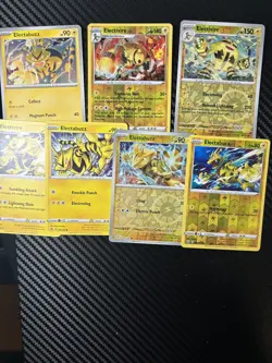 7x Electivire Lot Electabuzz Pokemon Cards Collection Set Deck Building TCG - Image 1