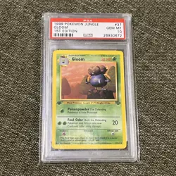 1999 POKEMON JUNGLE #37 GLOOM PSA 10 GEM MINT - Image 1