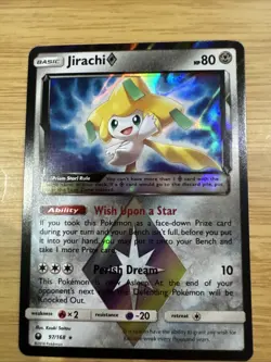 Jirachi 97/168 Prism Star Holo Celestial Storm Rare Sun & Moon Pokemon - Image 1