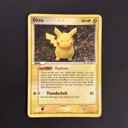 2005 Pokemon - Ditto [Pikachu] - 39/113 - EX Delta Species - Uncommon - VLP/NM - Image 1