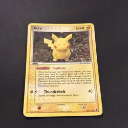 2005 Pokemon - Ditto [Pikachu] - 39/113 - EX Delta Species - Uncommon - VLP/NM - Image 2