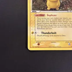 2005 Pokemon - Ditto [Pikachu] - 39/113 - EX Delta Species - Uncommon - VLP/NM - Image 3