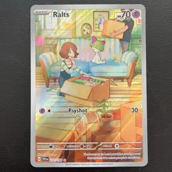 2023 Pokemon Scarlet & Violet Base Ralts Illustration Rare 211/198 NM - Image 1