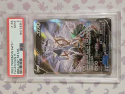 2022 POKEMON SWORD & SHIELD BRILLIANT STARS 166/172 FULL ART ARCEUS V PSA 9 - Image 1