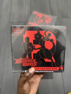 Pokemon Destined Rivals Elite Trainer Box ETB Brand New Sealed - Small Tear - Image 1