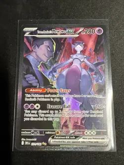 Pokemon TCG Team Rockets Mewtwo ex SIR Destined Rivals English 231/182 MINT - Image 1