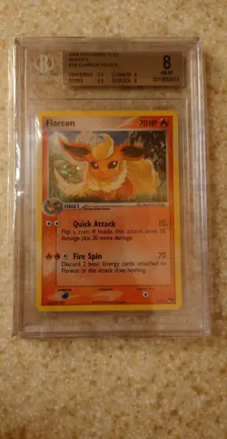 Pokemon Pop Series 3 Holo Flareon, Jolteon, Vaporeon, Grade 8 - Image 2