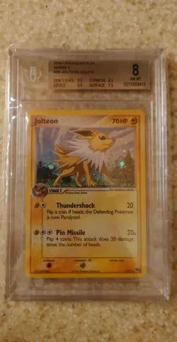 Pokemon Pop Series 3 Holo Flareon, Jolteon, Vaporeon, Grade 8 - Image 3