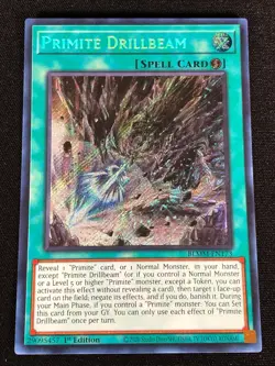 Yugioh Primate Drillbeam BLMM-EN173 1ST Secret (NM) - Image 1