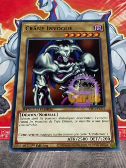 Carte YU GI OH CRANE INVOQUE SBC1-FRI01 x 2 - Image 1