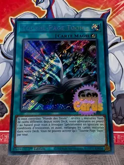Carte YU GI OH TOURNE-PAGE TOON BLCR-FR068 - Image 1