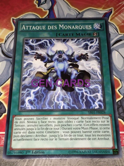 Carte Yu Gi Oh ATTAQUE DES MONARQUES SR01-FR028 x 3 - Image 1