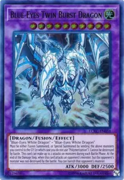 Yugioh! HP Blue-Eyes Twin Burst Dragon - LCKC-EN058 - Ultra Rare - Unlimited Edi - Image 1