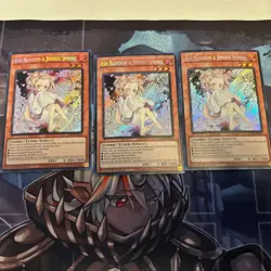 Yu-Gi-Oh Ash Blossom & Joyous Spring x3 Secret Rare RA04-EN025 M/NM - Image 1