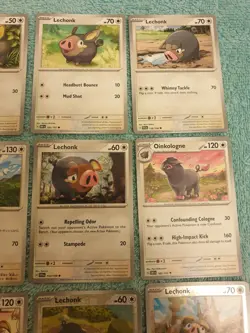 LECHONK & OINKOLOGNE BUNDLE OF POKEMON CARDS - Image 3