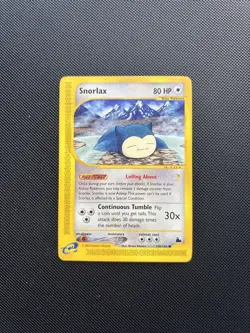 Pokemon Card Skyridge E Series Snorlax 100/144 WOTC - Image 1