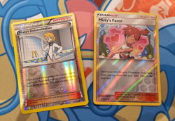 Misty's Favor 202 & Misty's Determination 104 - Pokemon Cards Reverse Holos - Image 3