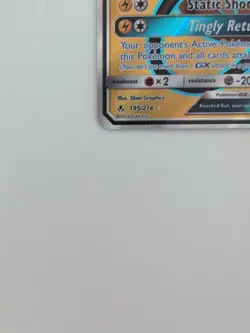 Pokemon TCG Dedenne GX Full Art Ultra Rare Holo Card 195/214 Unbroken Bonds - Image 2
