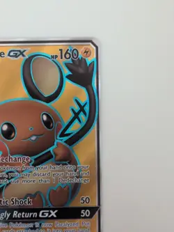 Pokemon TCG Dedenne GX Full Art Ultra Rare Holo Card 195/214 Unbroken Bonds - Image 4