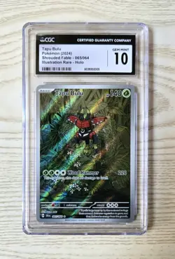 Tapu Bulu 065/064 SV Shrouded Fable Holo CGC 10 Gem Mint Pokemon Card - Image 1