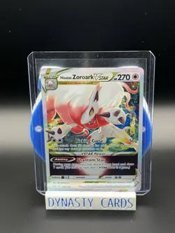 Pokemon TCG Hisuian Zoroark VSTAR Ultra Rare Holo Card Lost Origin 147/196 - Image 1
