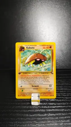 Kabuto - 1st Edition - Fossil 50/62 - Excellent-Light Play - Pokemon card - Image 1
