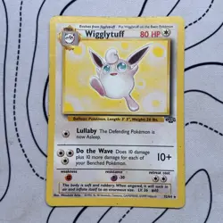 Pokemon TCG Wigglytuff Jungle Card 32/64 Regular Rare - Image 1