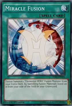 SDHS-EN024 MIRACLE FUSION COMMON MIXED EDITION YuGiOh CARD - Image 1