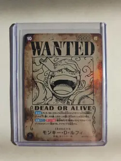 Luffy OP05-119 Wanted SEC-SPC Emperors in the New World ONE PIECE Card Japanese - Image 1