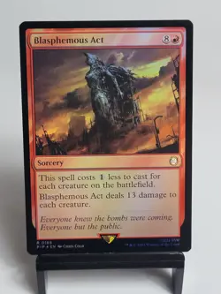 Magic The Gathering - Universes Beyond: Fallout - Blasphemous Act - FOIL - Image 1