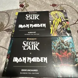 Secret Lair Iron Maiden Eddie Unchained & Album Art Rainbow FOIL Edition SEALED - Image 1