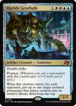 MTG Riptide Gearhulk - Foil, Aetherdrift, Near Mint, English - Image 1