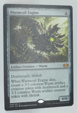 Magic The Gathering Double Masters #308 Wurmcoil Engine - Image 5