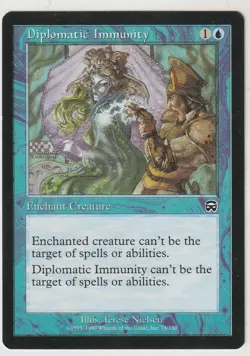 Magic The Gathering 1x Diplomatic Immunity - Mercadian Masques MTG Blue Comm NM - Image 1