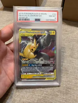 Pikachu & Zekrom GX SM168 Sm Holo for sale online - Image 1