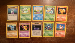 10 VINTAGE Pokemon Cards from Various Classic Sets!! - Image 1