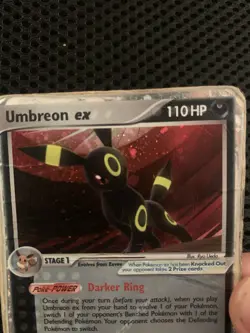 Pokemon Umbreon ex 112/115 Unseen Forces Holo English Card TCG vintage old - Image 3