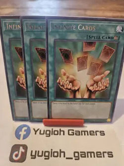 Yu-Gi-Oh Infinite Cards X3 KICO 1st Edition Rare Light Played - Image 1