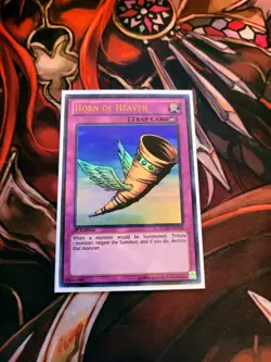 YUGIOH TCG HORN OF HEAVEN LCJW-EN292 ULTRA 1ST ED NM - Image 1