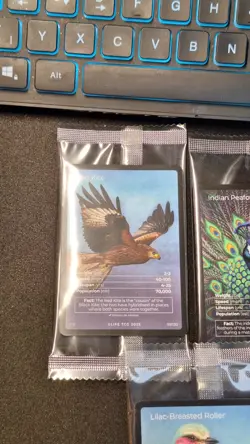 Life TCG Birds 1st Edition Promo Fullart | Sealed | WWF Stamp Cards | 7 in Set - Image 2