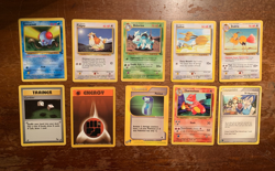 10 VINTAGE Pokemon Cards from Various Classic Sets!! - Image 1