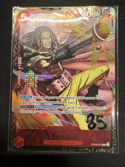 Top 64 Prize Card OP09-013 Yasopp Sealed One Piece card 2025 Regional Season 2 - Image 1