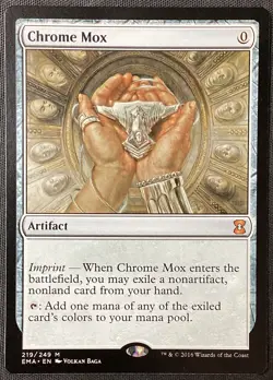 MTG Eternal Masters #219 Chrome Mox NM (Print Lines) - Image 1