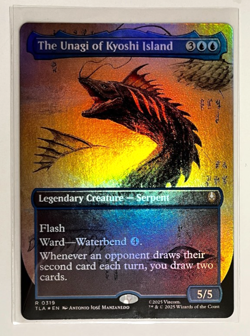 MTG - Avatar - The Unagi of Kyoshi Island Borderless Foil - Rare 0319 - Image 1