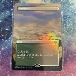 Brushland (FOIL) x1 - MTG The Brothers' War BRO #298 - Image 1