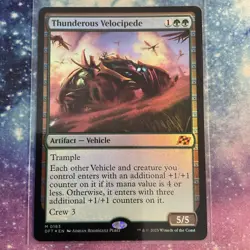 Thunderous Velocipede (FOIL) x1 - MTG Aetherdrift DFT #183 - Image 1
