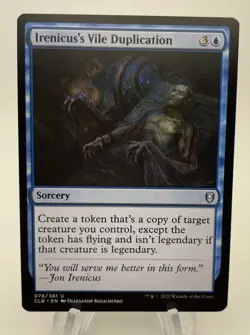 1x Irenicus's Vile Duplication Commander Legends MTG Battle for Baldur's Gate NM - Image 1